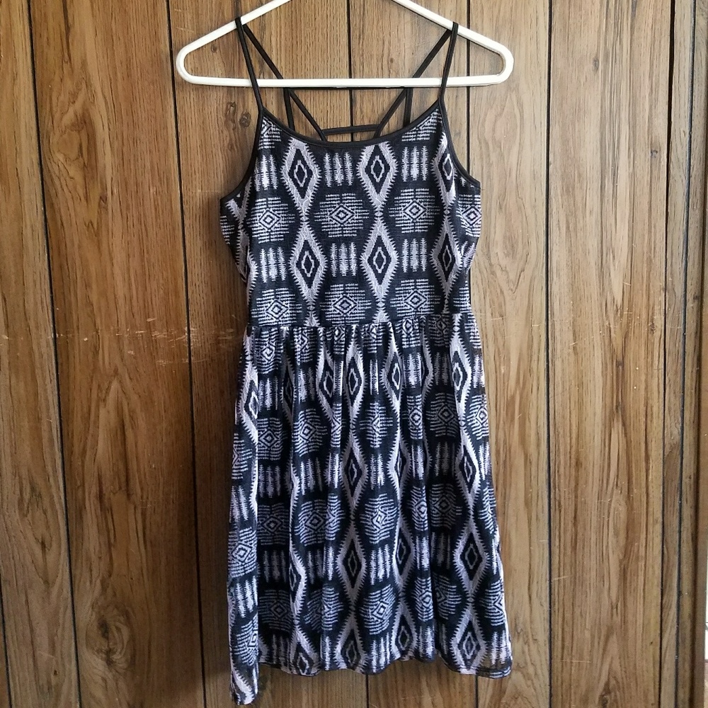 Aztec print dress